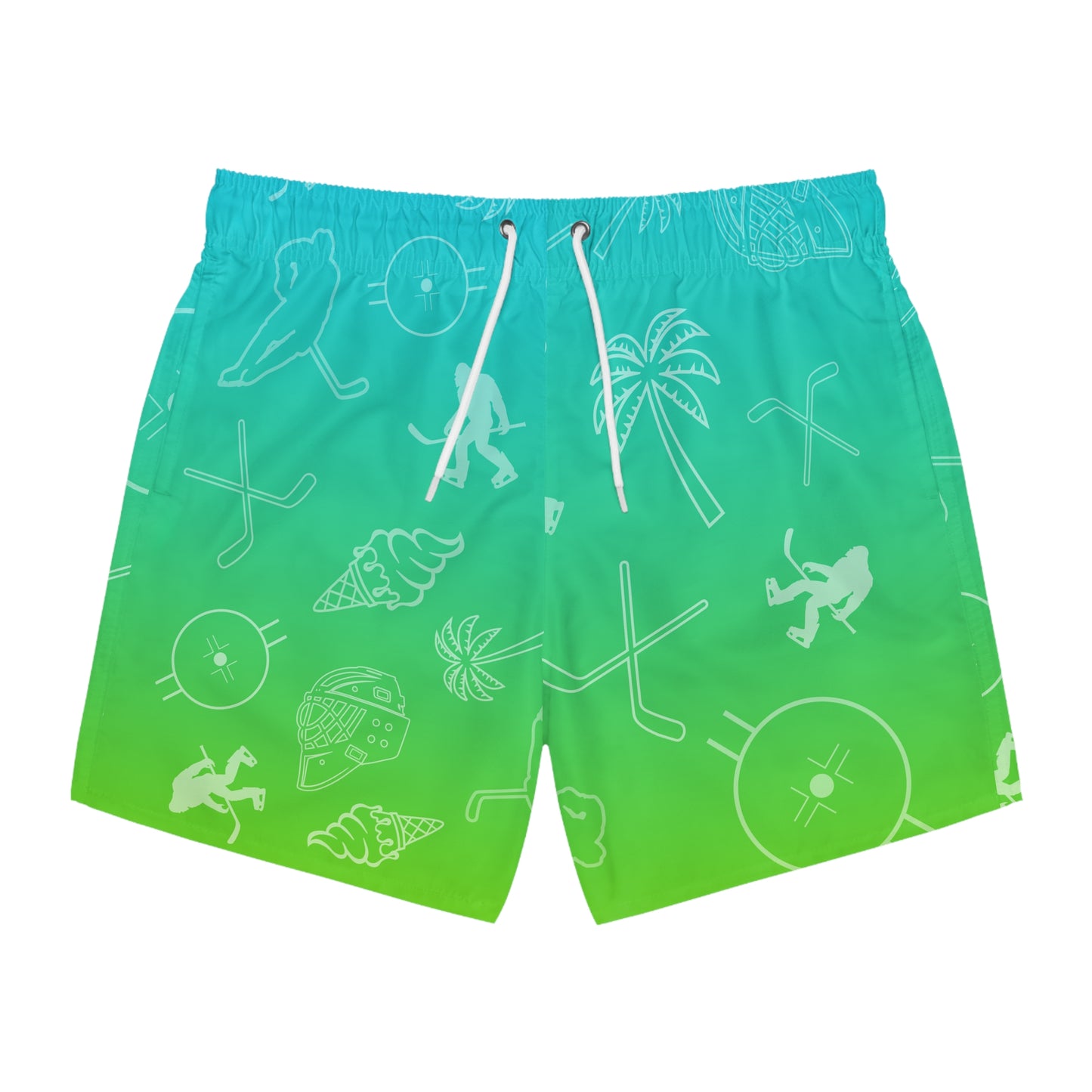 (XS) Blue Lagoon Swim Trunks