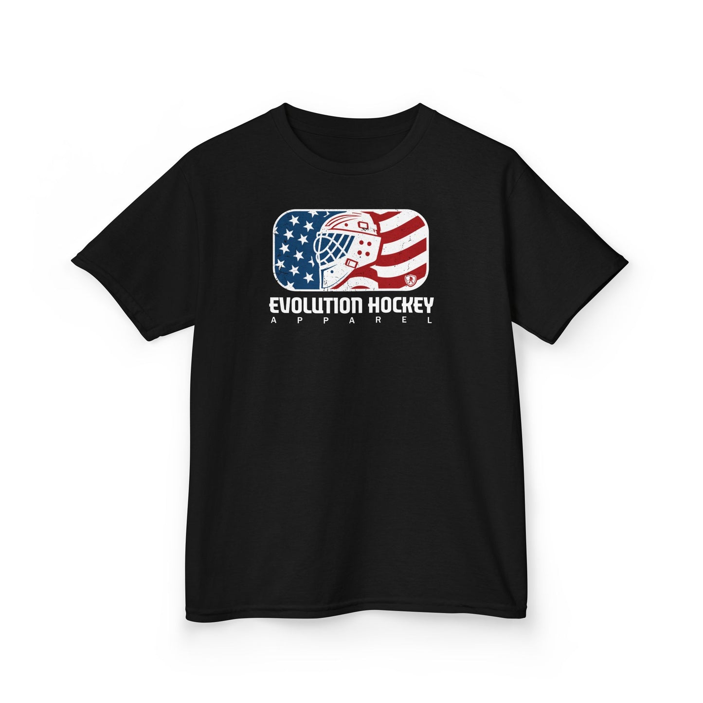 Kids USA Flag Goalie Helmet Tee