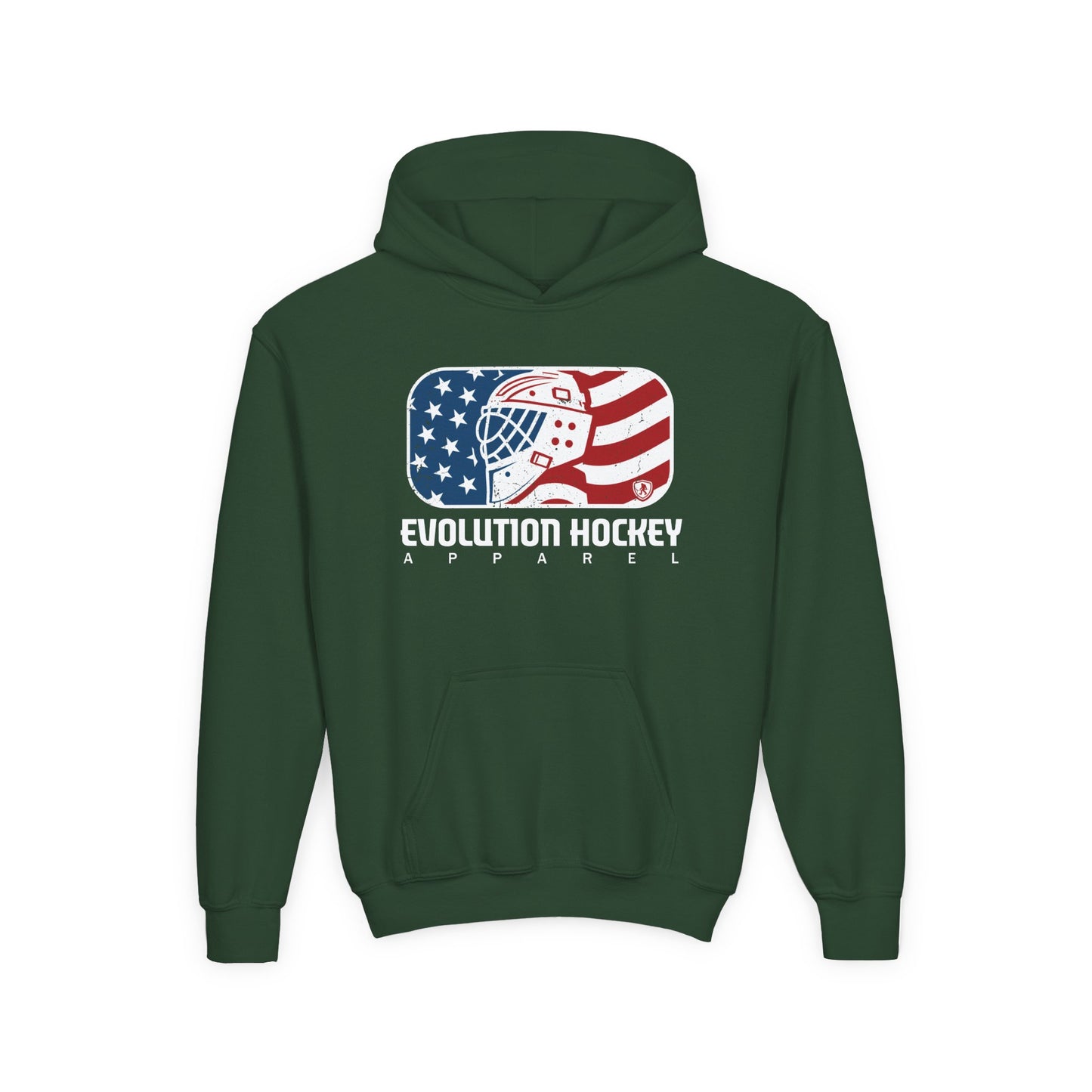 Kids USA Flag Goalie Helmet Hoodie