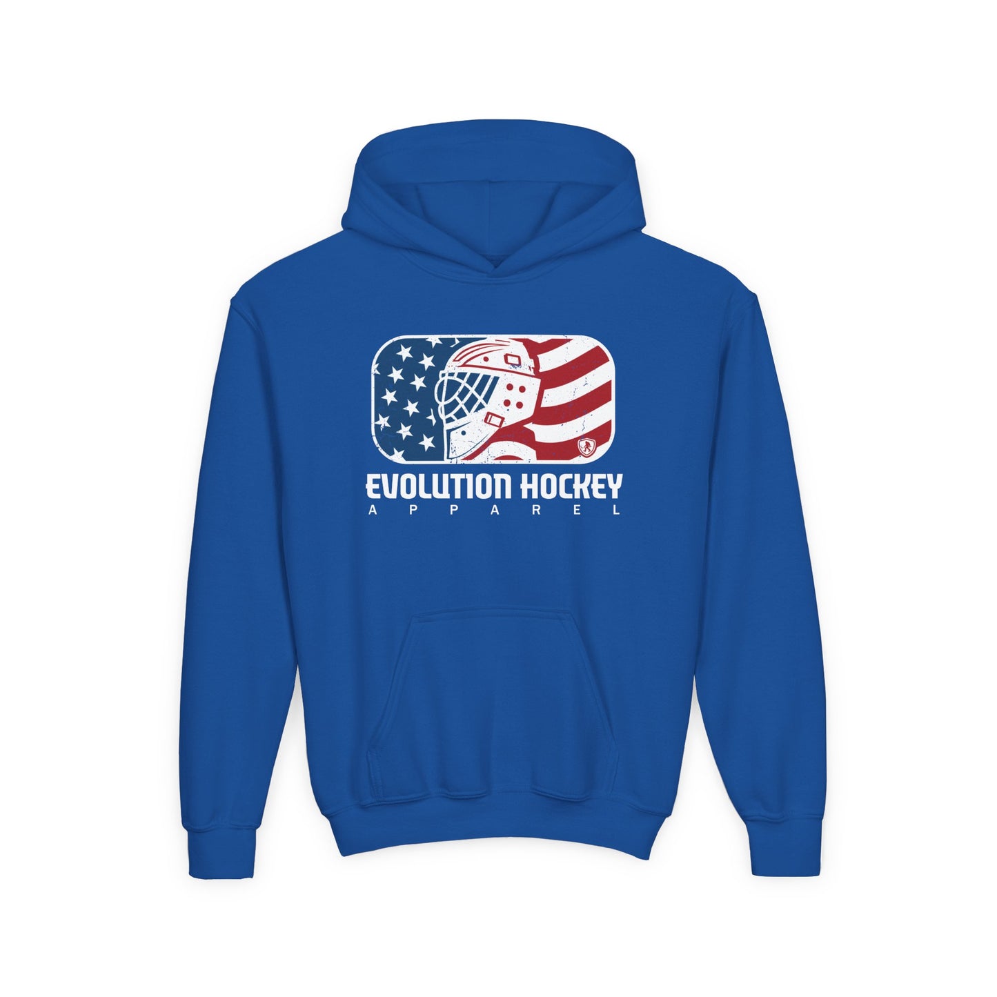 Kids USA Flag Goalie Helmet Hoodie