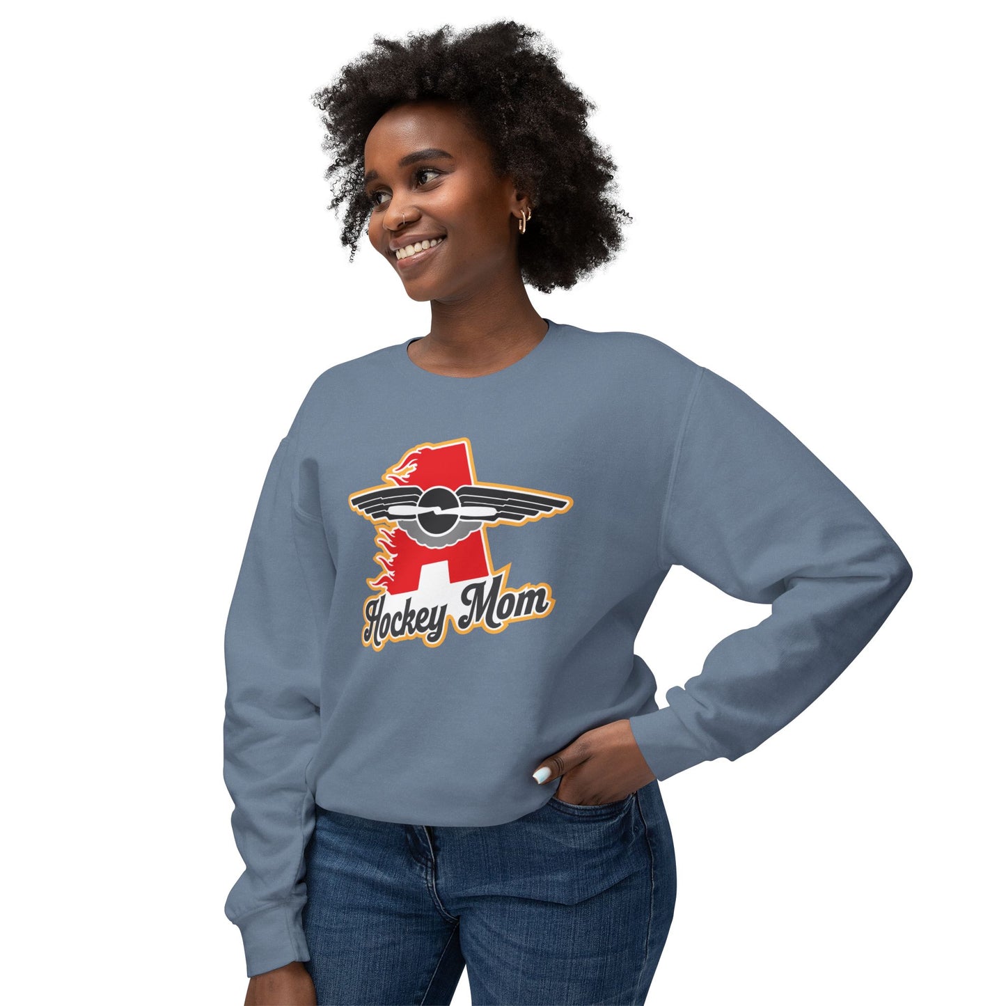 Aviator Hockey Mom Crew - Premium Comfort Colors