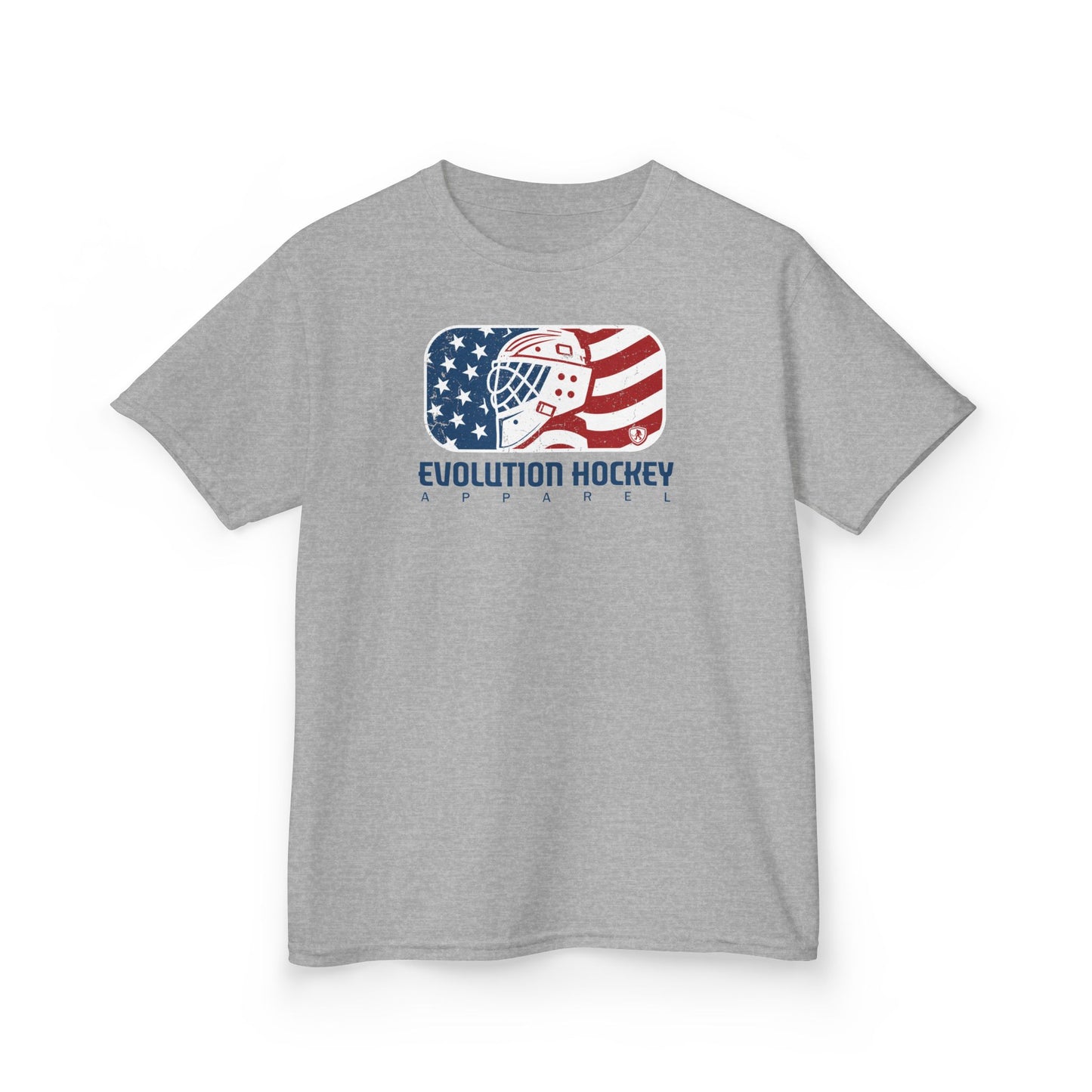 Kids USA Flag Goalie Helmet Tee