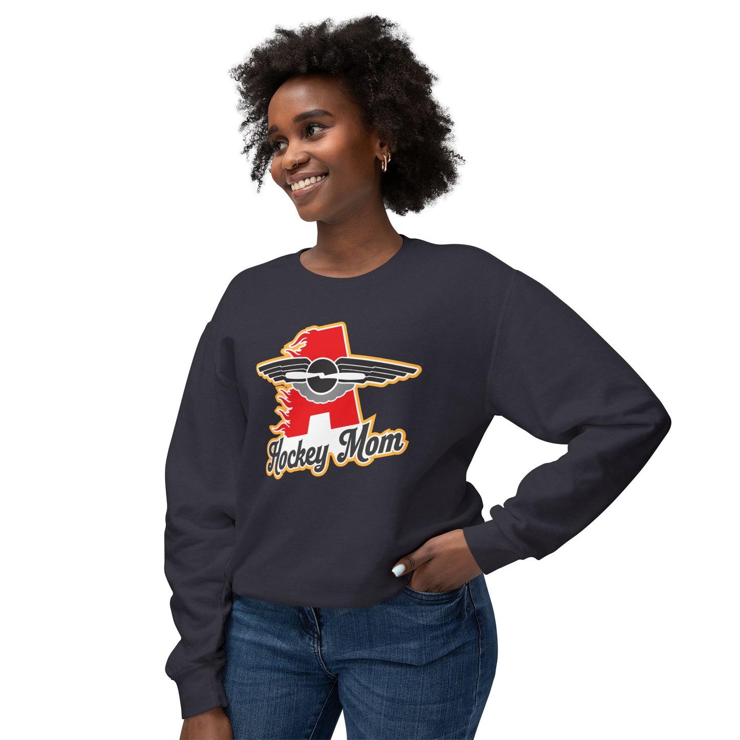 Aviator Hockey Mom Crew - Premium Comfort Colors