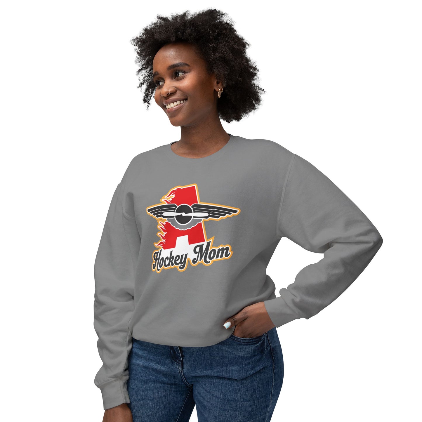 Aviator Hockey Mom Crew - Premium Comfort Colors