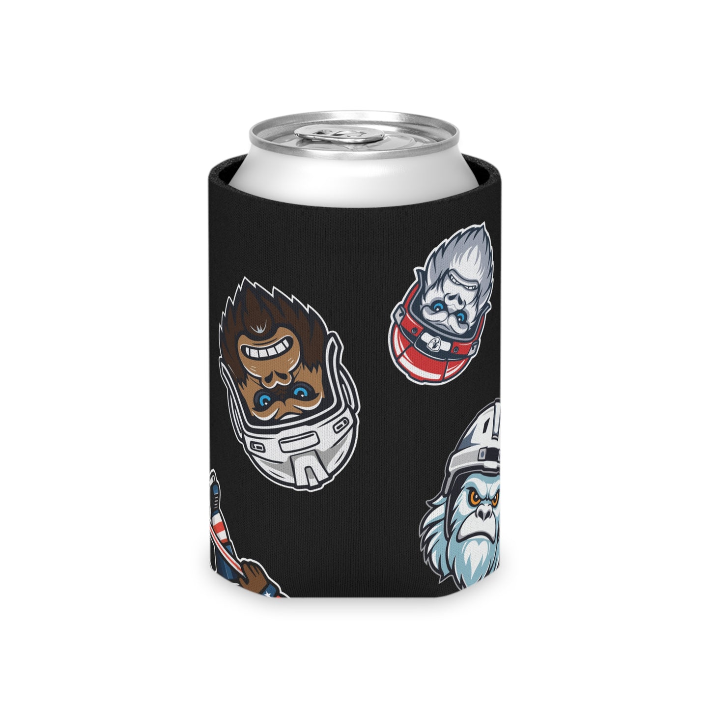 Bigfoot Head Can Cooler