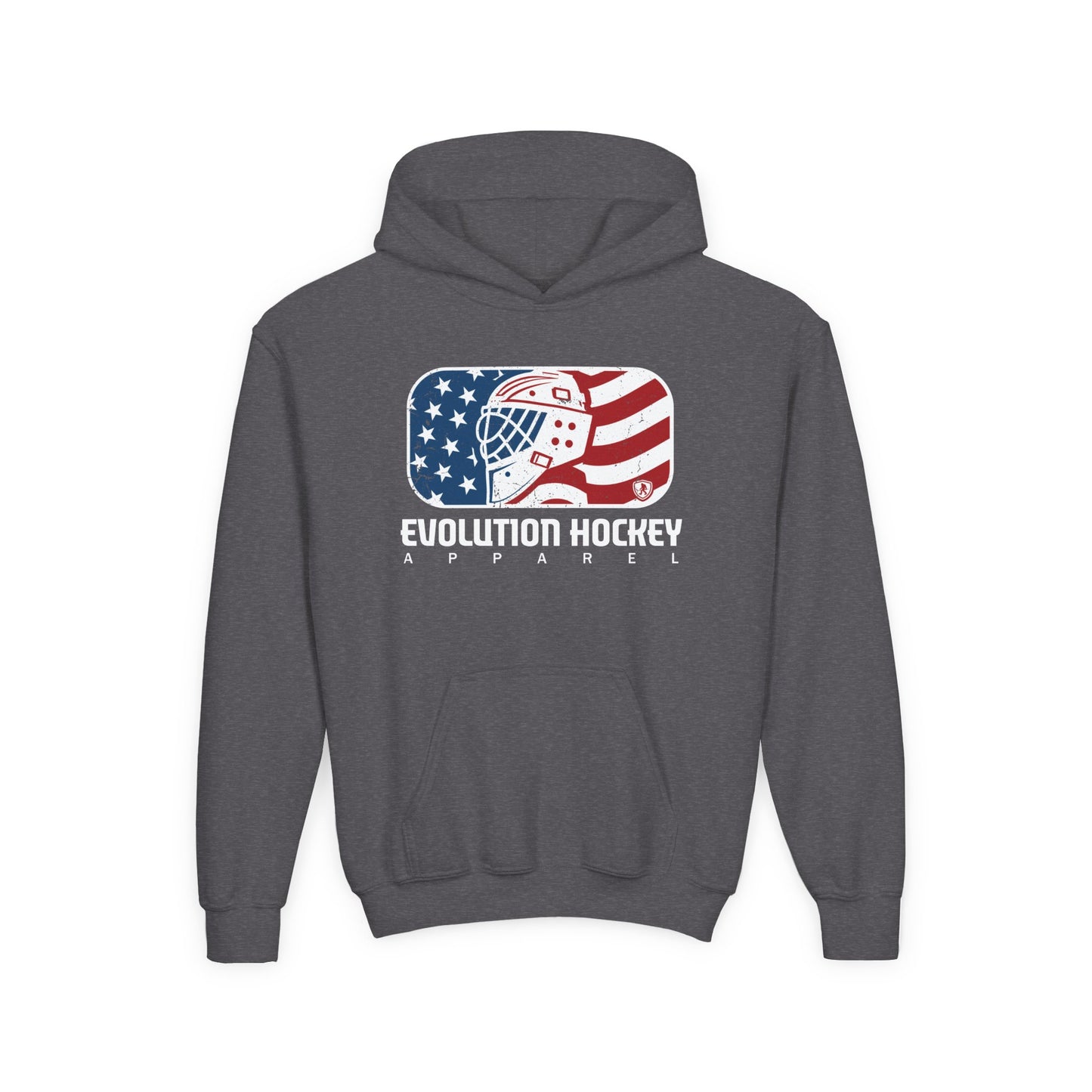 Kids USA Flag Goalie Helmet Hoodie