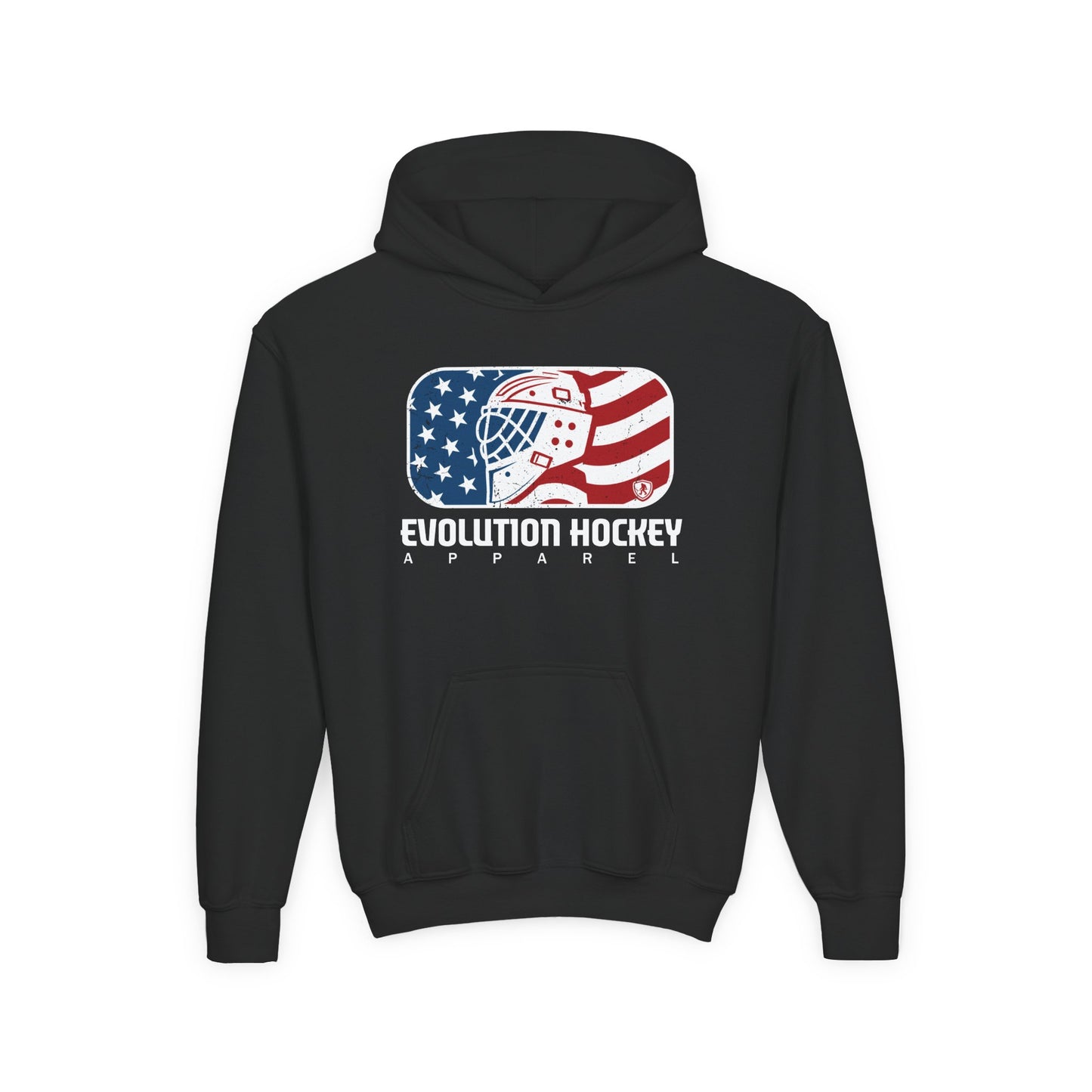 Kids USA Flag Goalie Helmet Hoodie