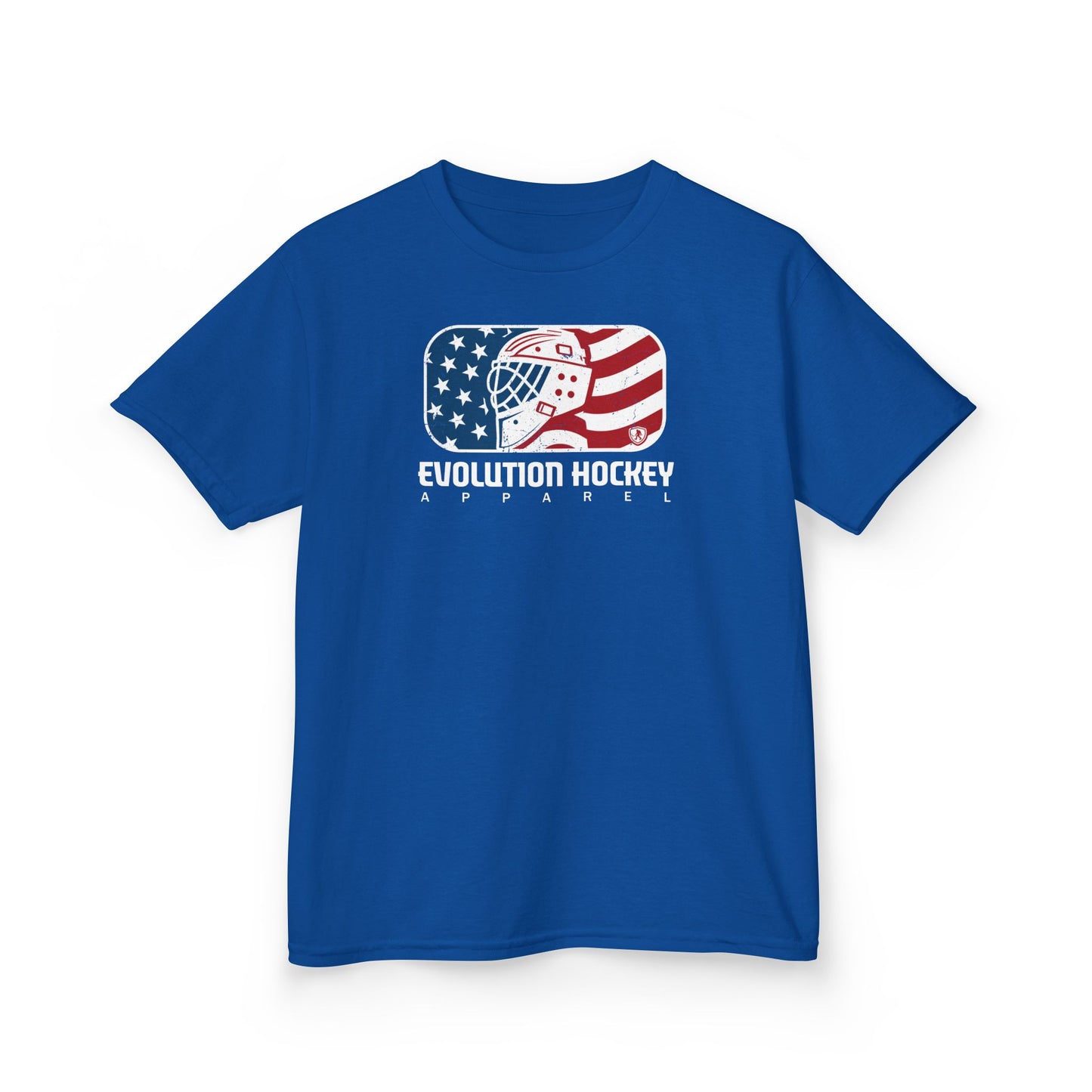 Kids USA Flag Goalie Helmet Tee