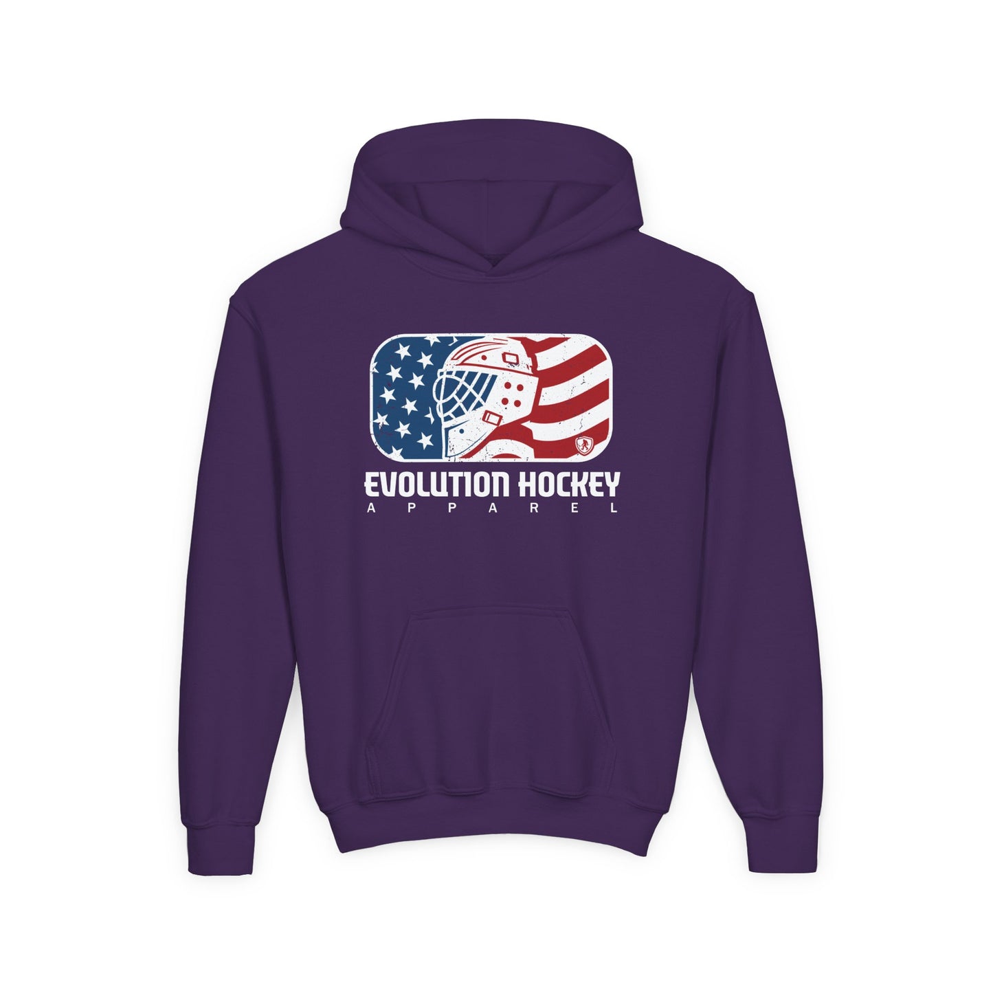Kids USA Flag Goalie Helmet Hoodie