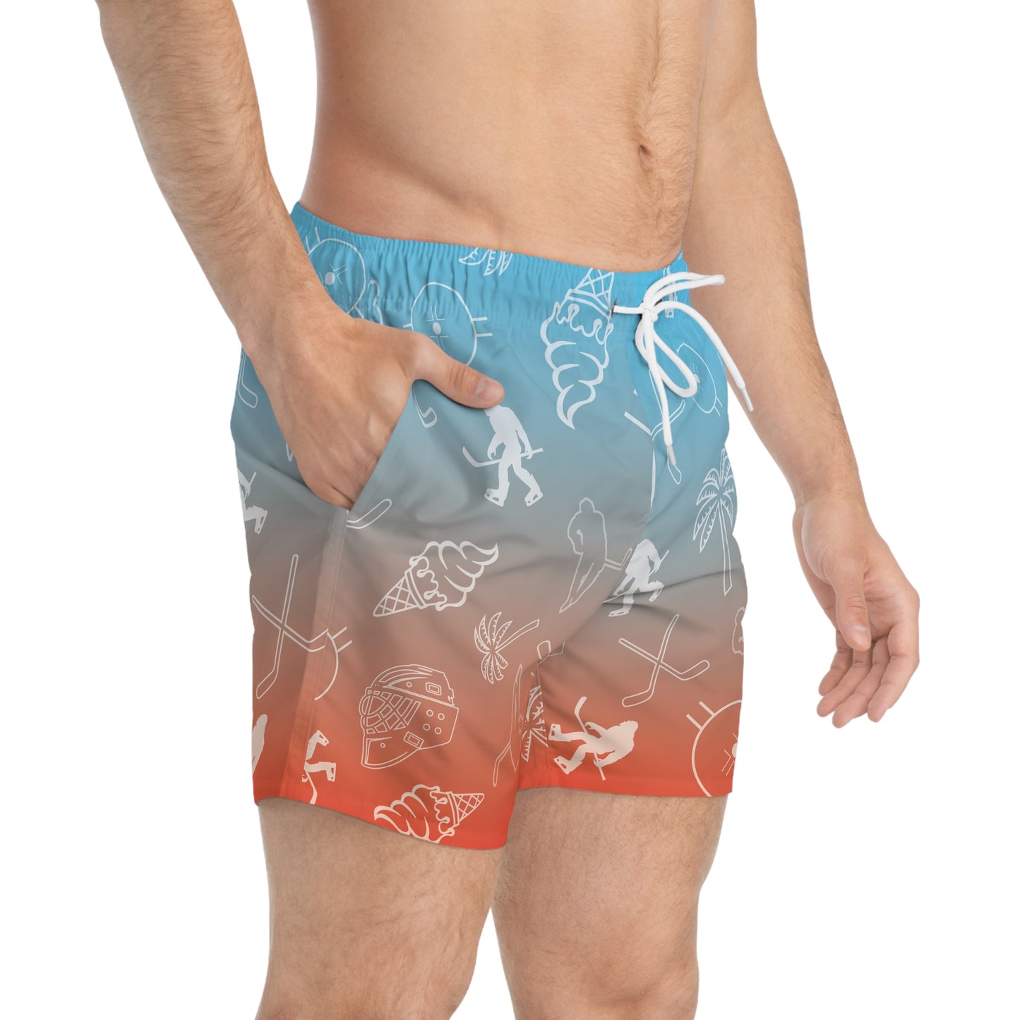 (XS) Bomb Pop Swim Trunks