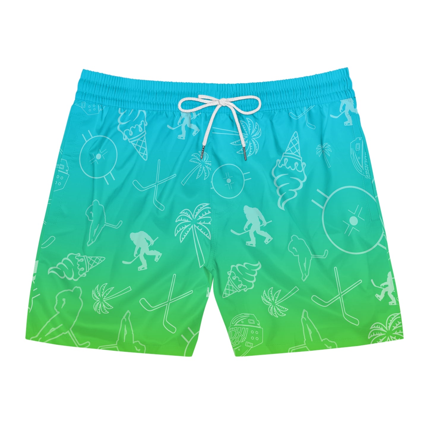 Adult Swim Trunks Bue Lagoon
