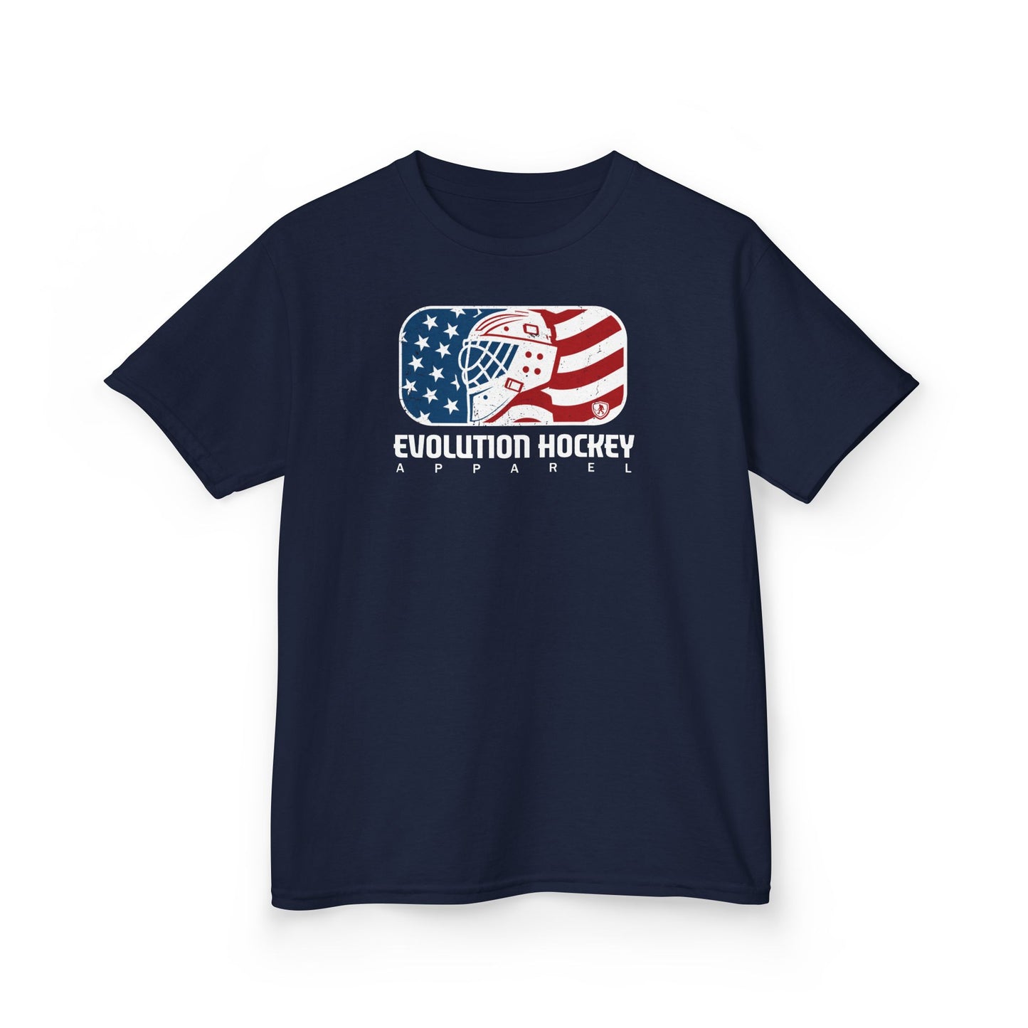 Kids USA Flag Goalie Helmet Tee