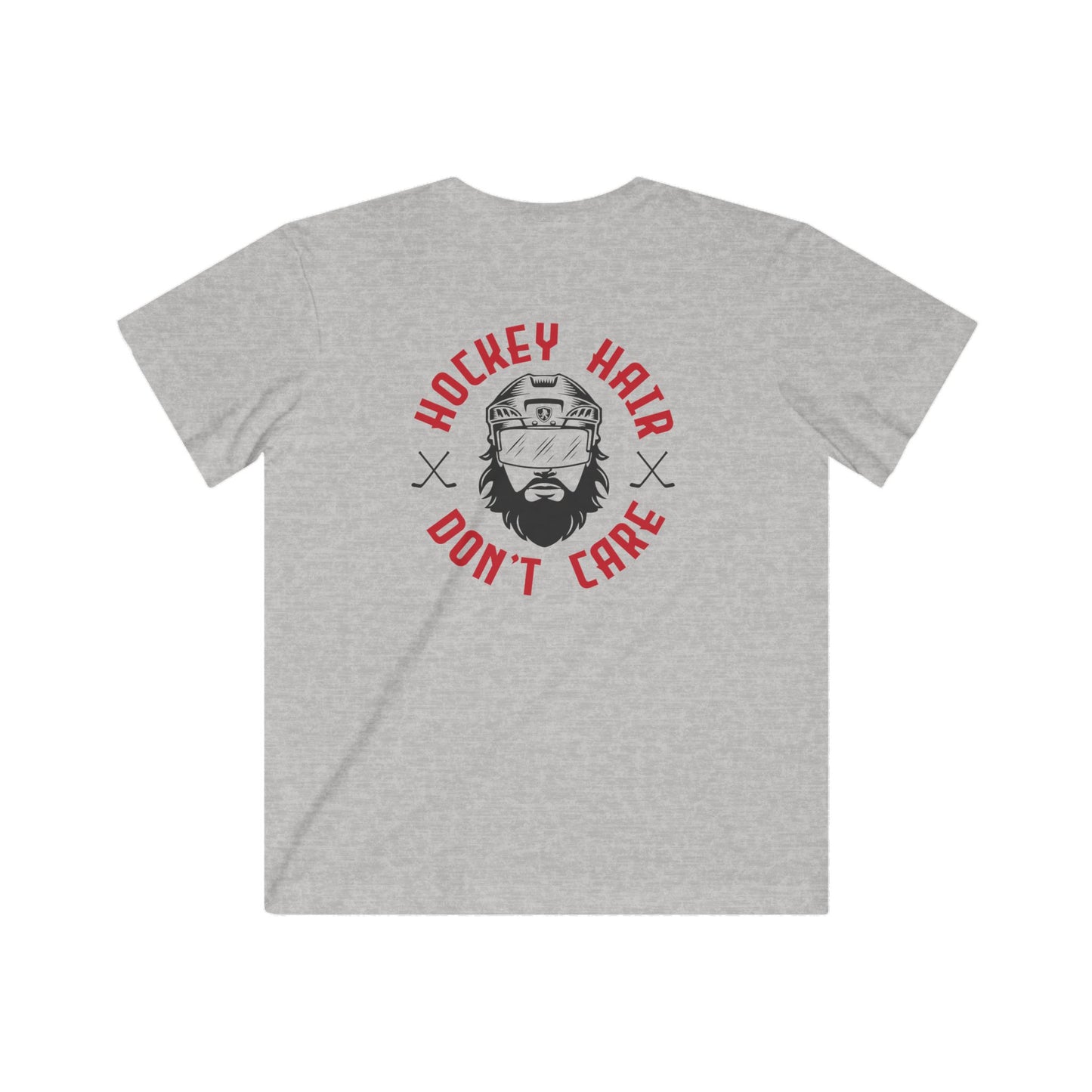 Kids Hockey Hair, Don't Care Tee
