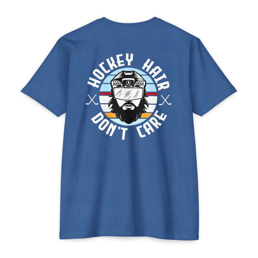 Hockey Hair Don't Care Tee