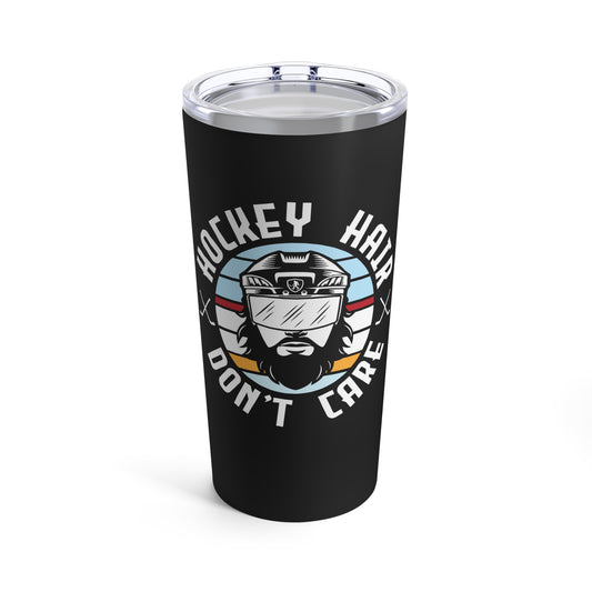 Hockey Hair Tumbler Black