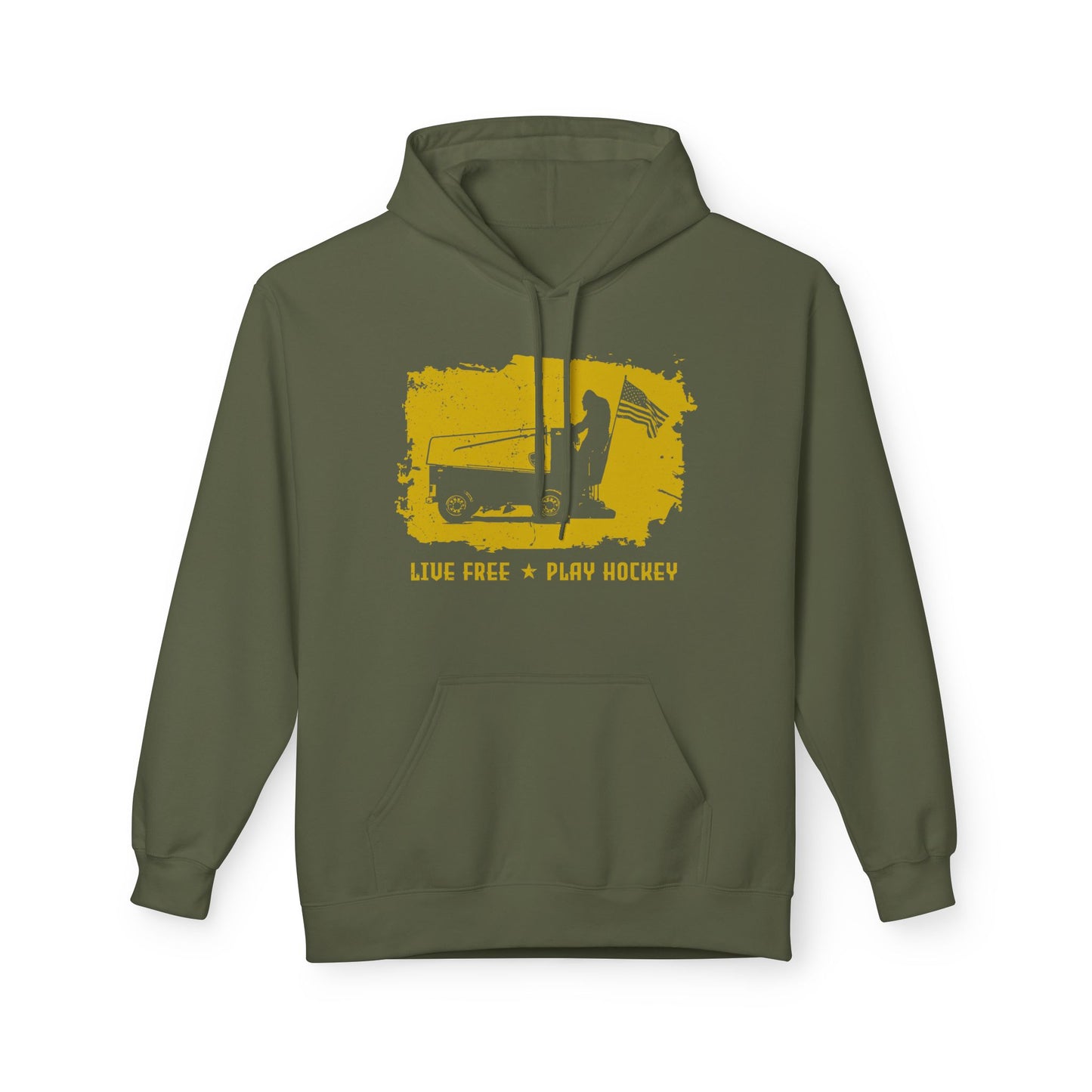 Live Free Hoodie Front Graphic