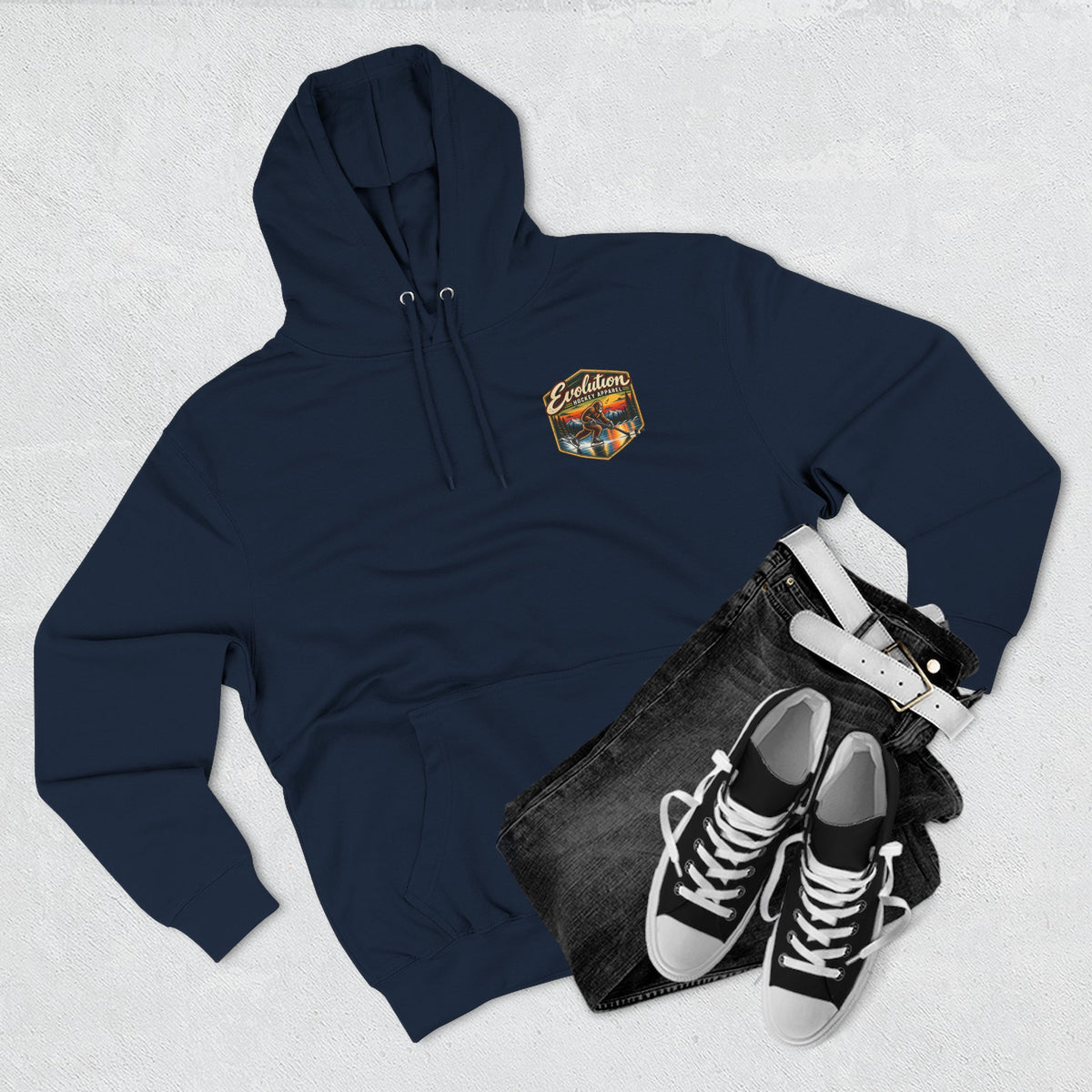Big Foot Pond Hockey Hoodie