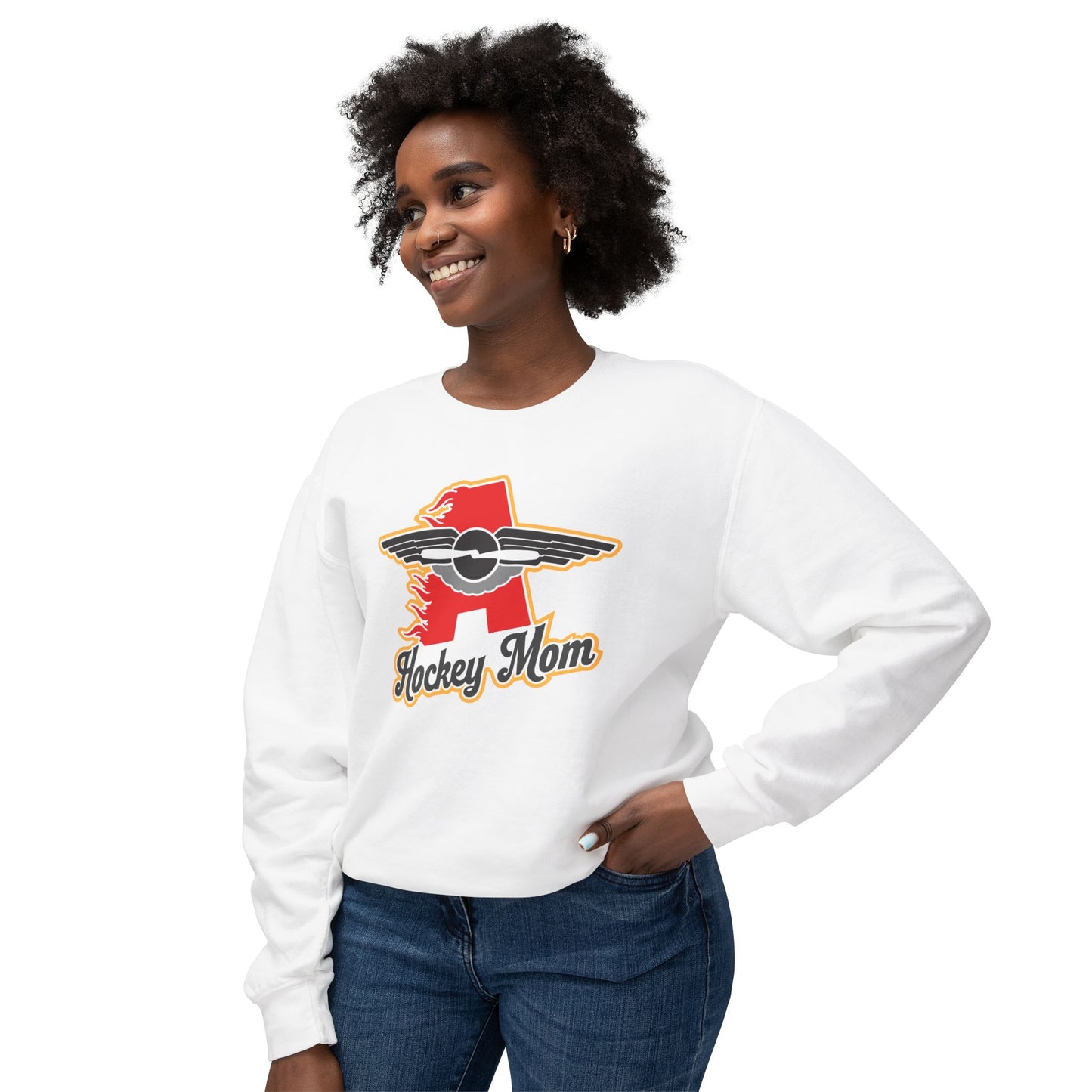 Aviator Hockey Mom Crew - Premium Comfort Colors