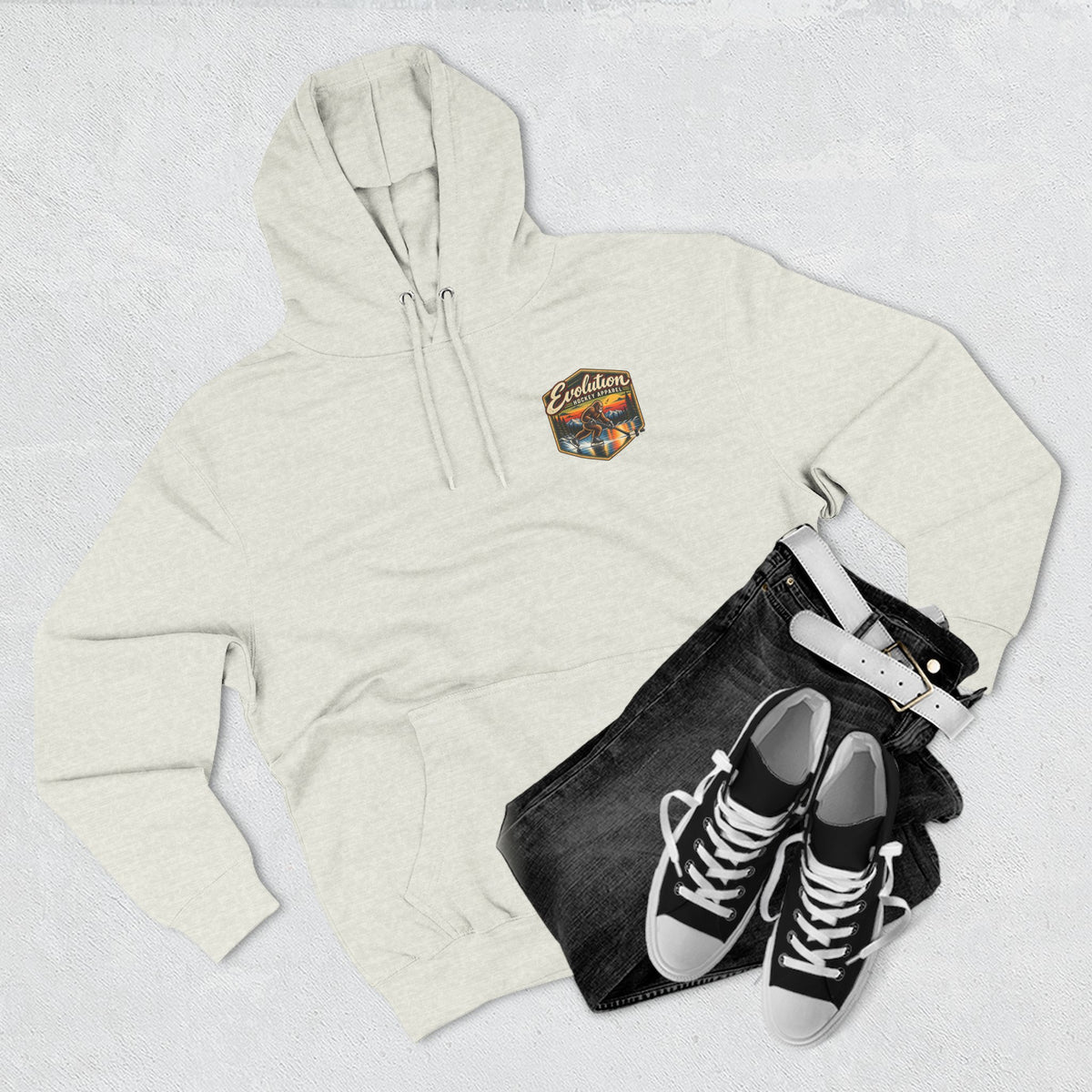 Big Foot Pond Hockey Hoodie