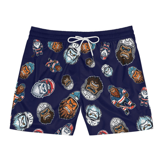 Mens Hockey Bigfoot Swim Trunks