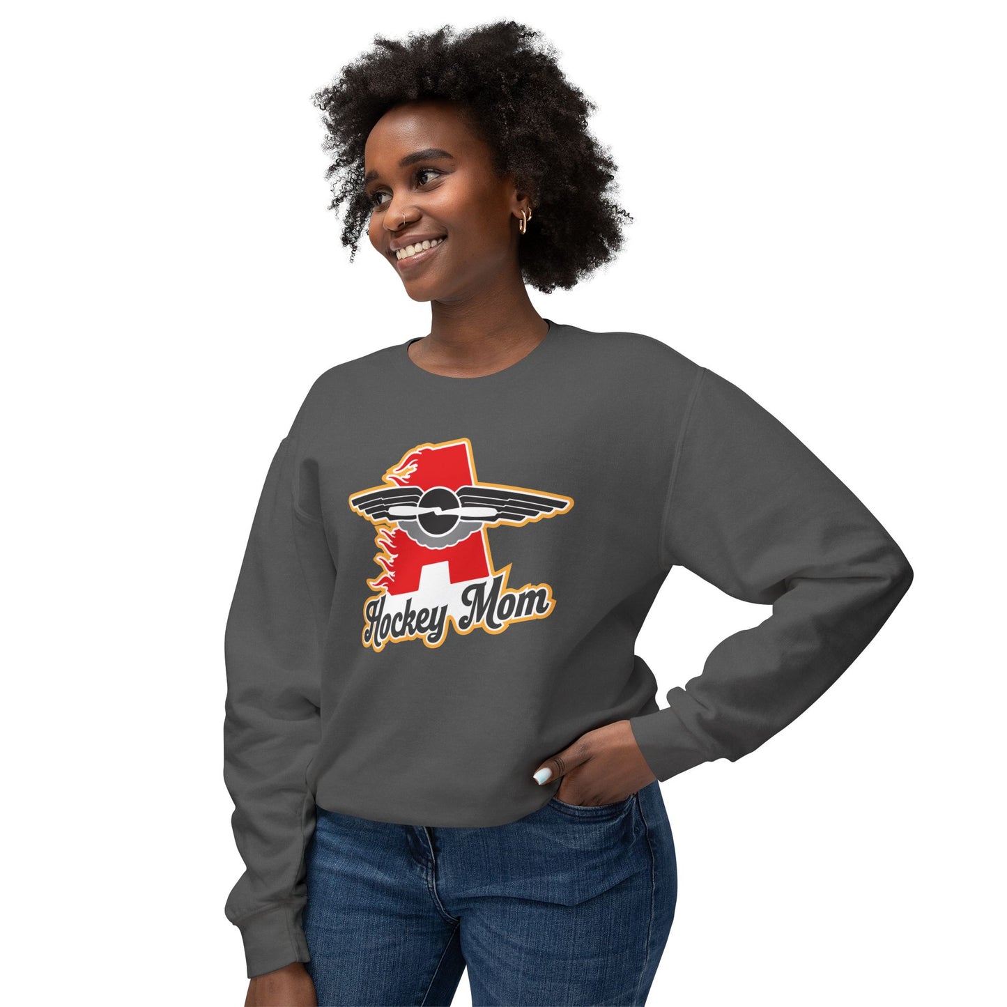Aviator Hockey Mom Crew - Premium Comfort Colors