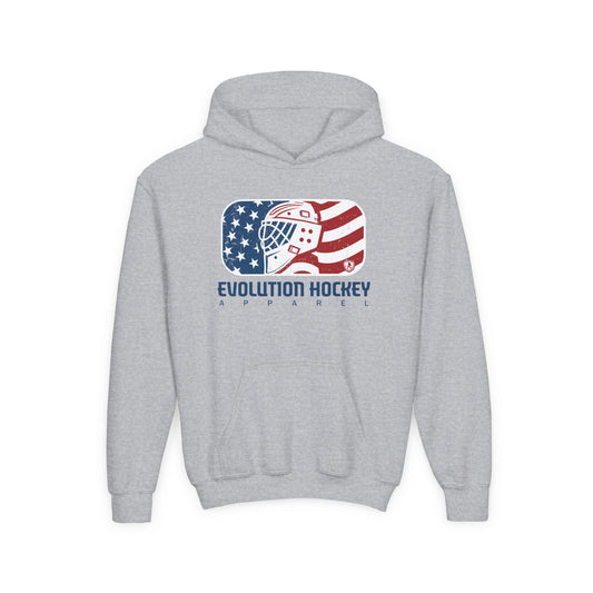Kids USA Flag Goalie Helmet Hoodie
