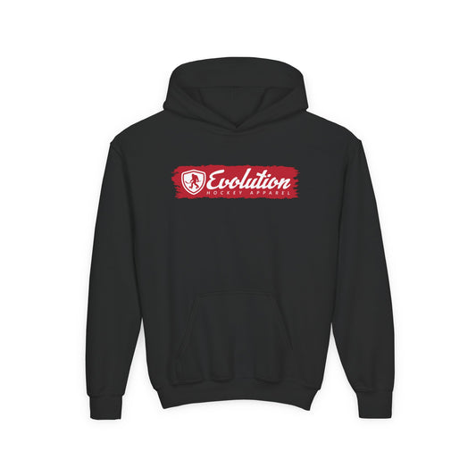 Kids Red Stripe Hoodie