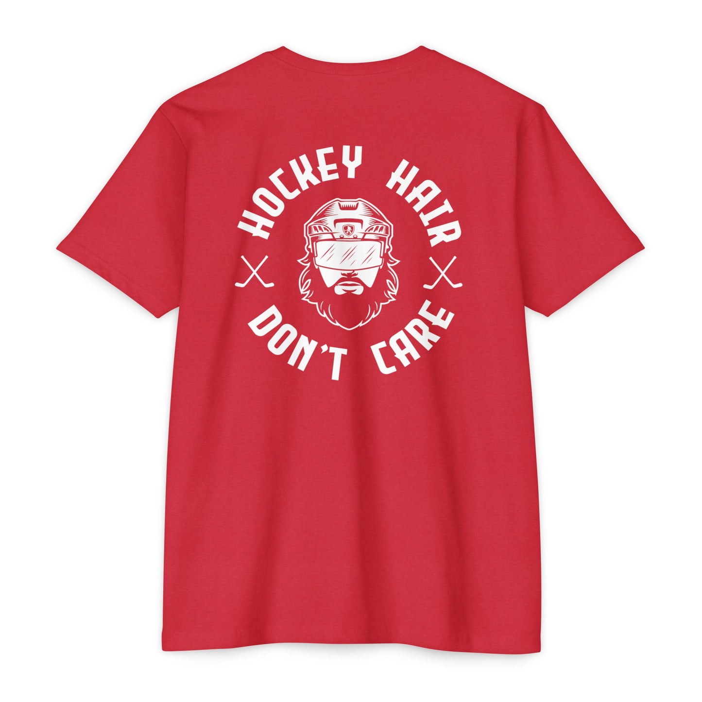 Hockey Hair Don't Care Tee