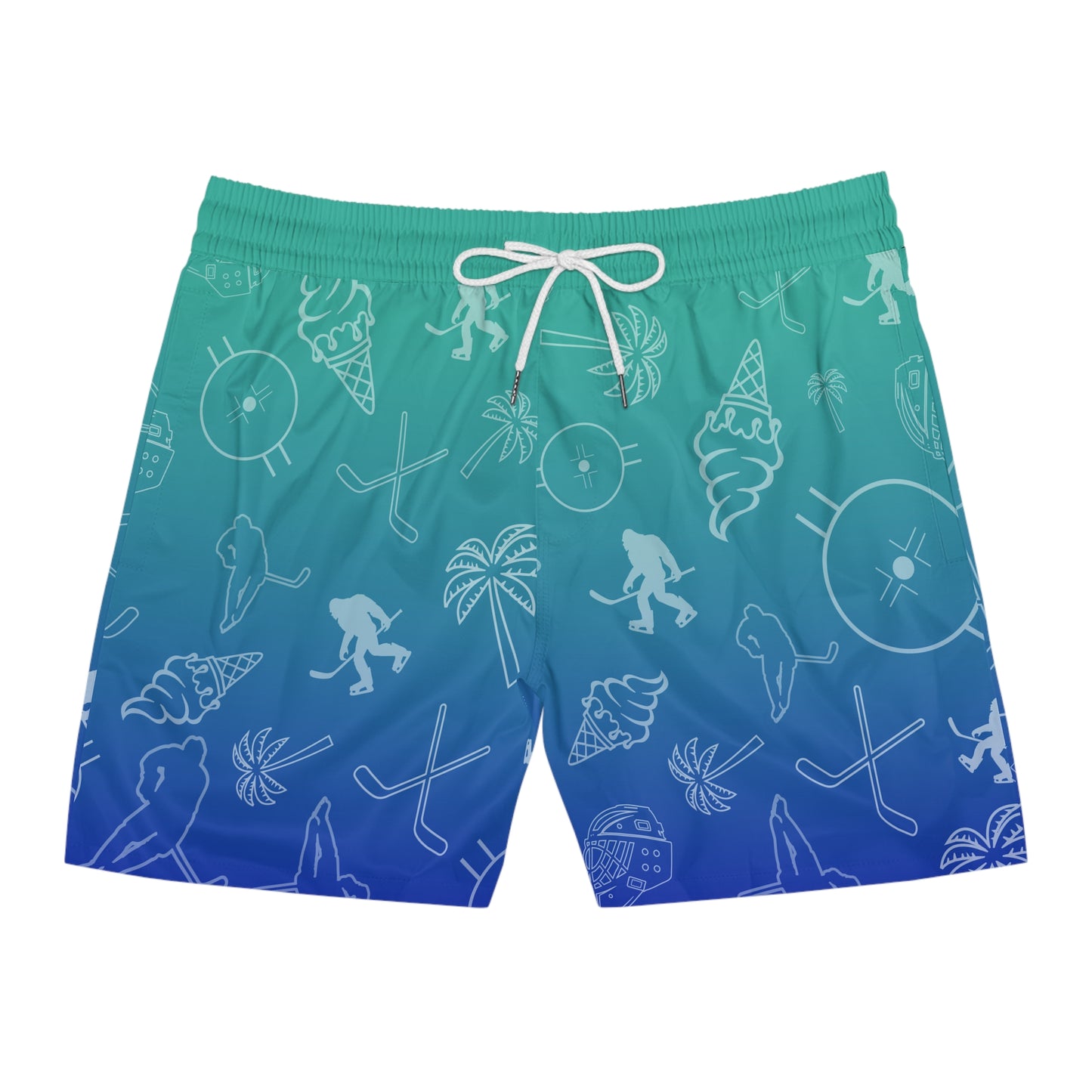 Adult Swim Trunks Deep Blue Sea