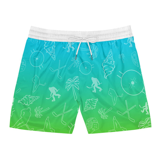 Adult Swim Trunks Bue Lagoon