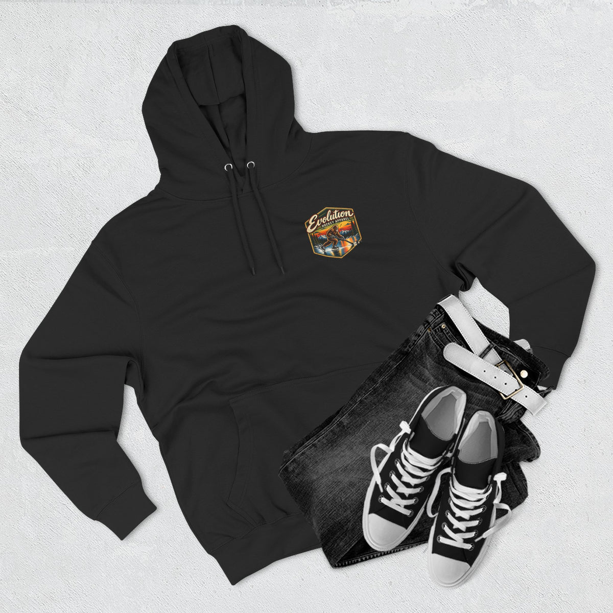 Big Foot Pond Hockey Hoodie