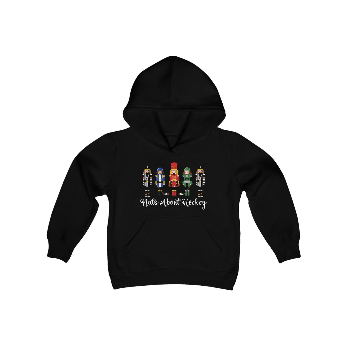 Kids Nuts About Hockey Hoodie