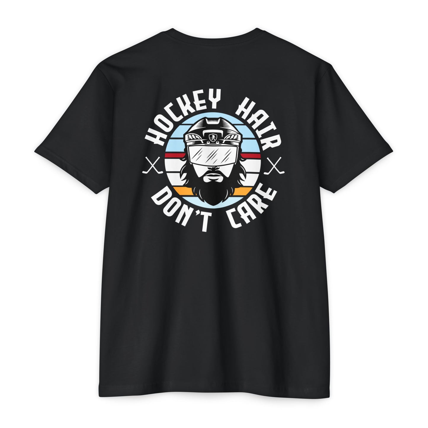 Hockey Hair Don't Care Tee