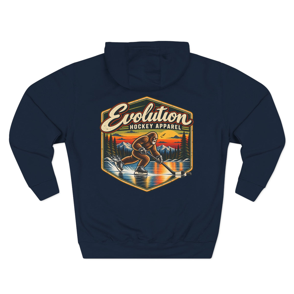 Big Foot Pond Hockey Hoodie