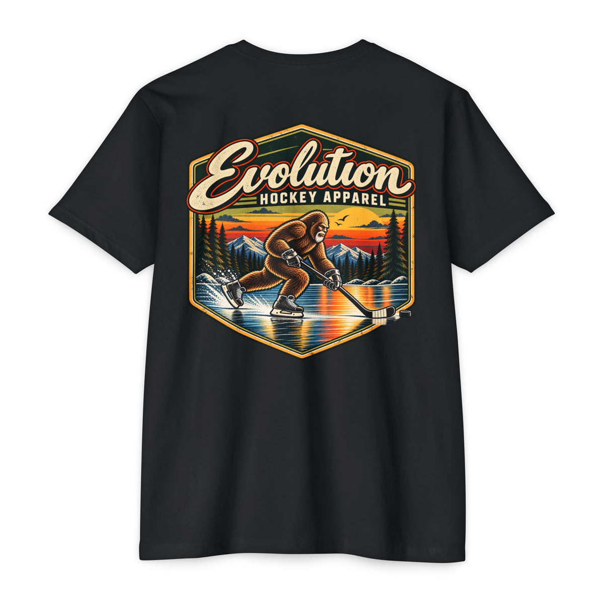 Big Foot Pond Hockey Tee