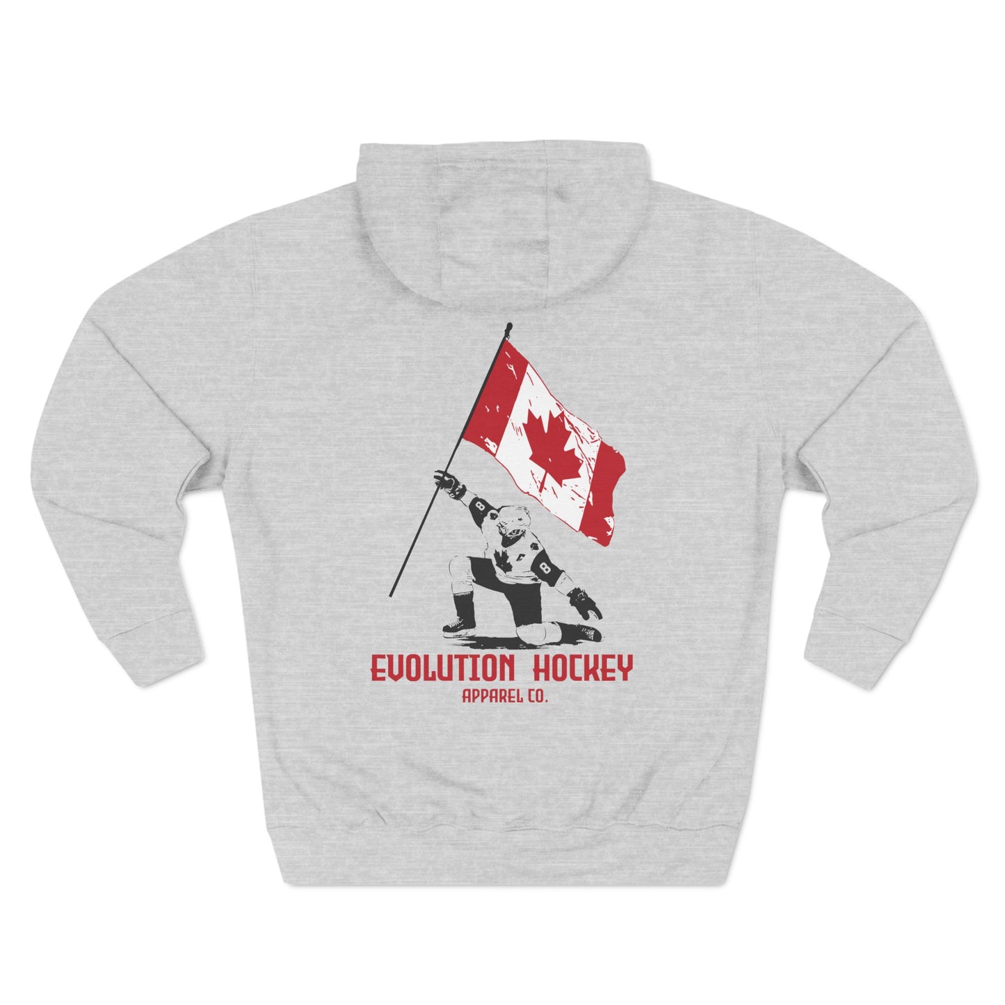 Evolution Hockey Skater Canadian Flag Hoodie