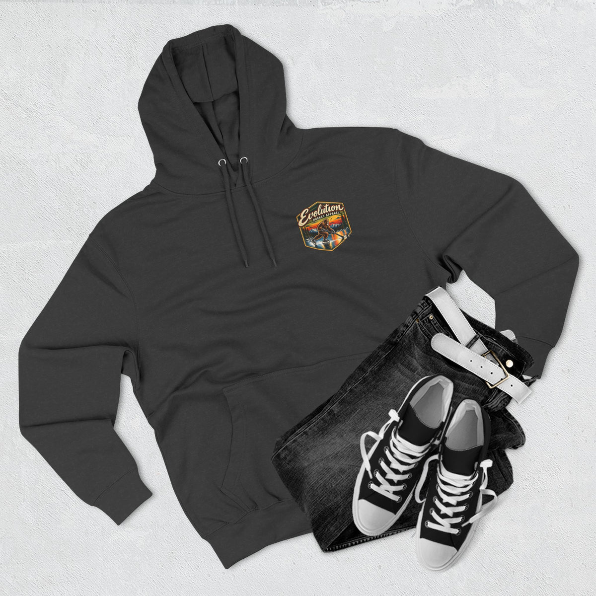 Big Foot Pond Hockey Hoodie