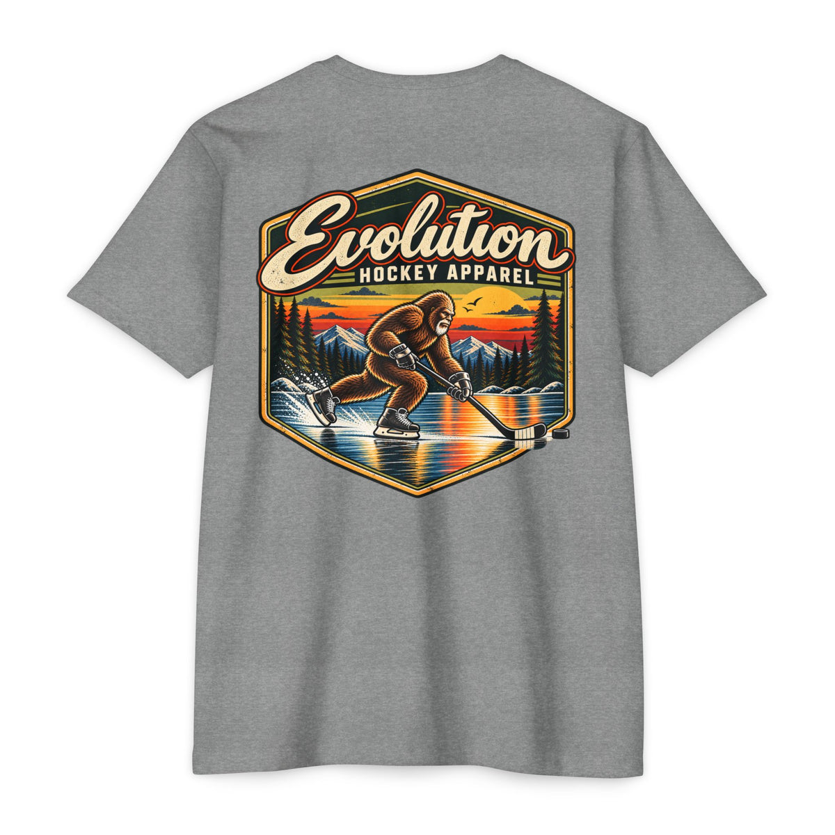 Big Foot Pond Hockey Tee