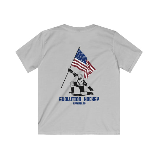 Kids Skater USA Flag Tee