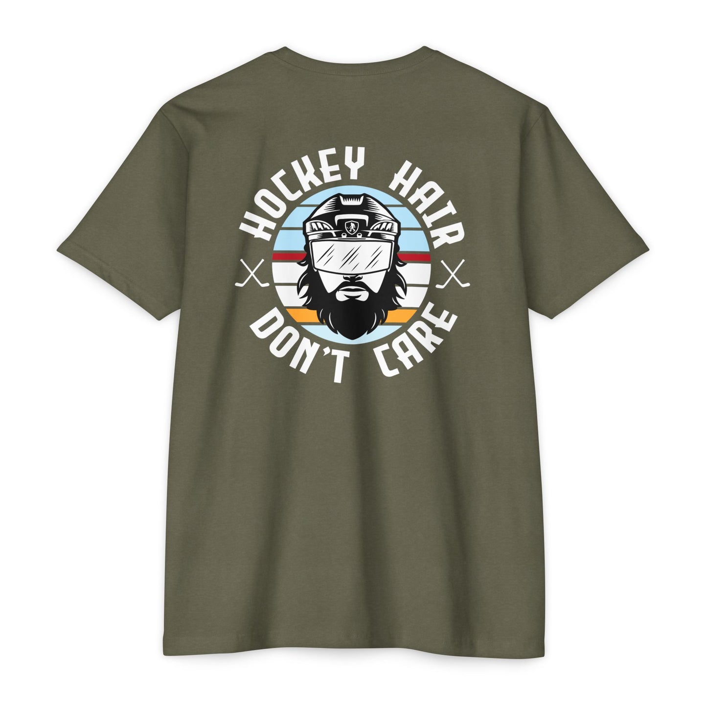 Hockey Hair Don't Care Tee