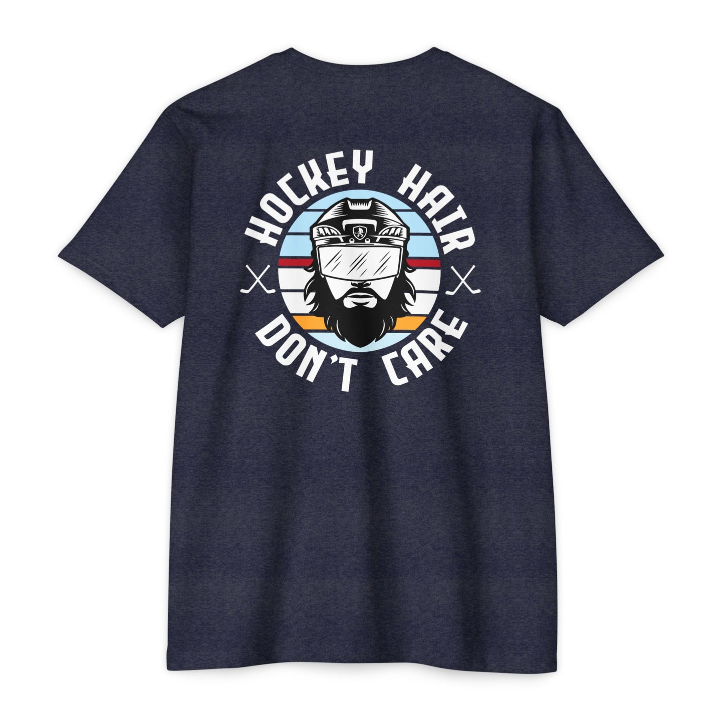 Hockey Hair Don't Care Tee