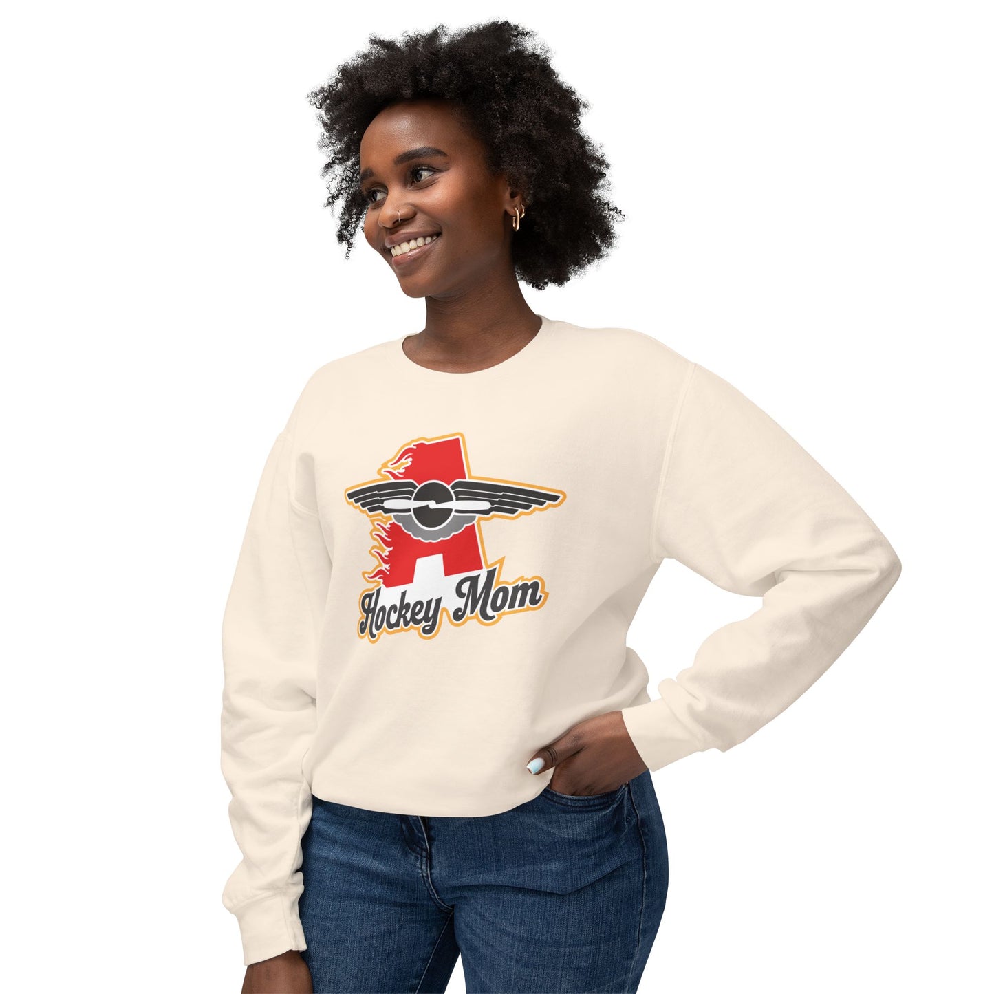 Aviator Hockey Mom Crew - Premium Comfort Colors