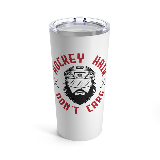 Hockey Hair Tumbler White