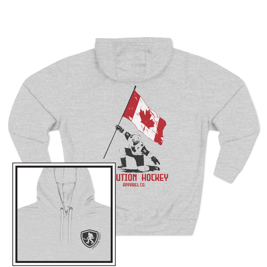 Evolution Hockey Skater Canadian Flag Hoodie